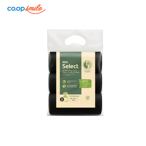 Túi rác đen thân thiện môi trường Co.opSelect 50x55