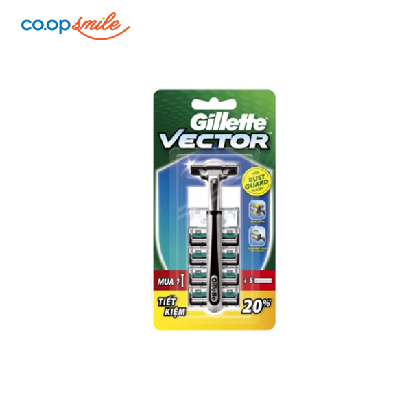 Dao cạo râu Gillette Vector 1 cái -5 lưỡi