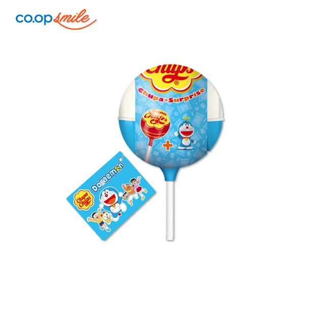 Kẹo mút CHUPA CHUPS Surprise Doraemon dâu que 12g