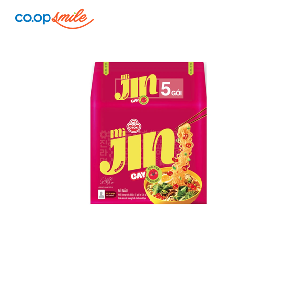 Mì JIN cay lốc 600g (5góix120g)