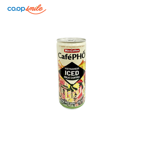 Cafe Phố sữa đá lon 235ml