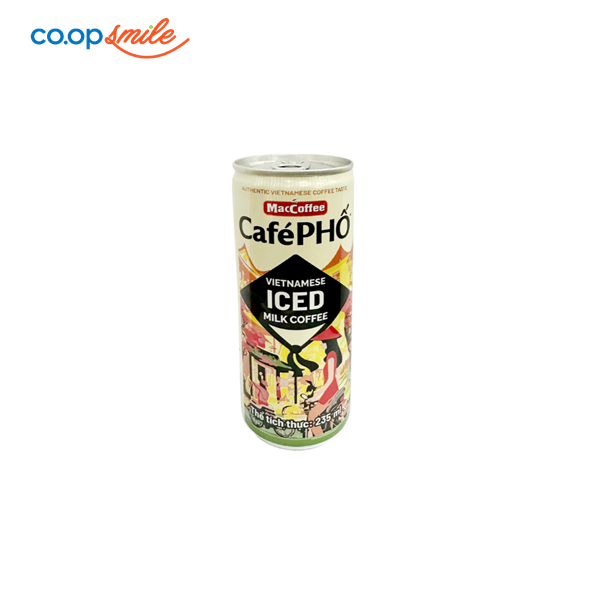 Cafe Phố sữa đá lon 235ml