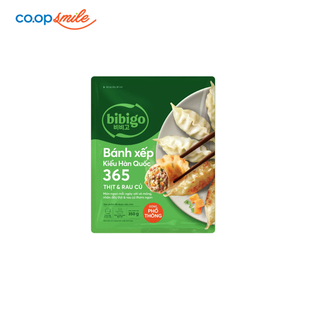 Bánh xếp Hàn Quốc 365 thịt & rau củ 350g