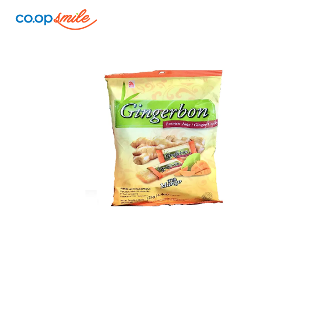 Kẹo dẻo GINGERBON gừng xoài gói 125g