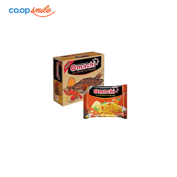 Mì trộn khoai tây Omachi phô mai trứng muối thùng 30x 92g