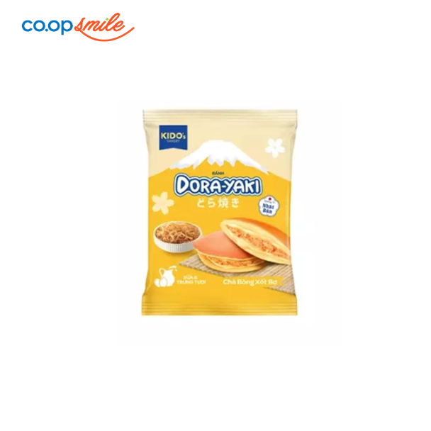 Bánh Dorayaki Kido chà bông xốt bơ 30g
