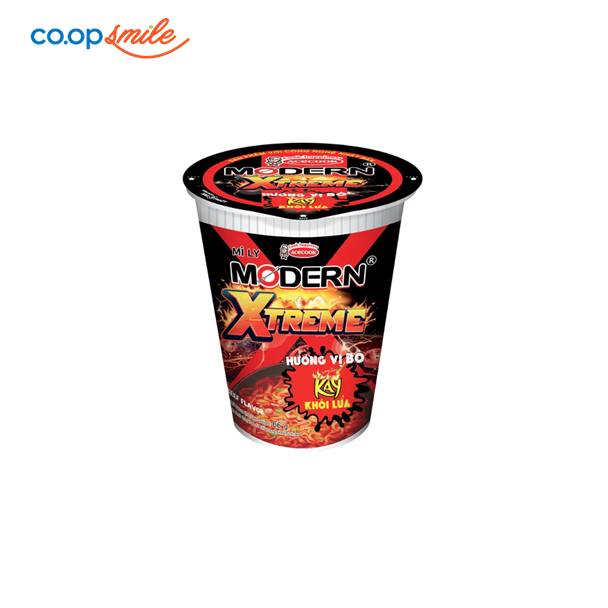 Mì Modern Xtreme vị bò ly 66g