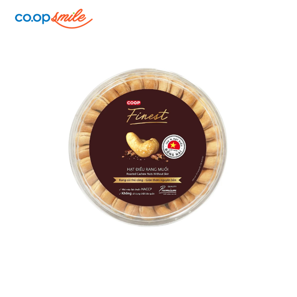 Hạt điều rang muối Co.op Finest 205g