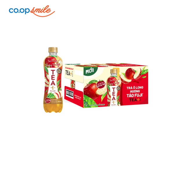 Trà Olong táo Tea+Plus chai 24x450ml