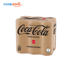 Nước giải khát Coca không đường hương vani lon 6x320ml