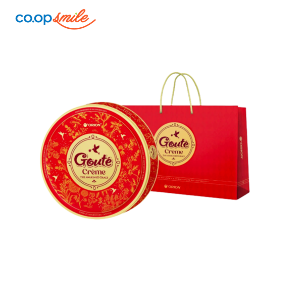 Bánh mè giòn Goute Orion 3 vị hộp thiếc 439.2g