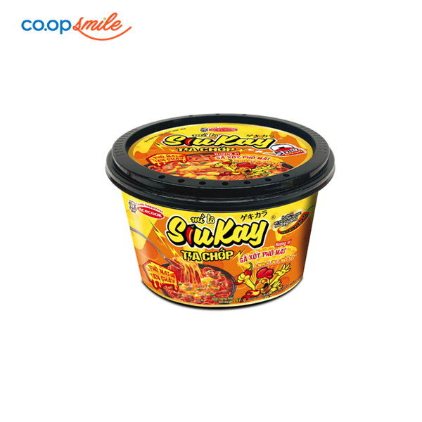 Mì Siukay tia chớp vị gà xốt phô mai tô 97g