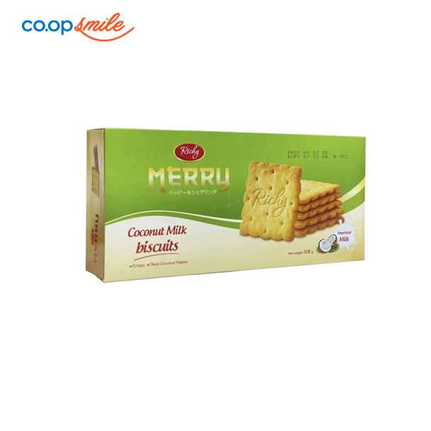 Bánh quy vị sữa dừa hộp 108g