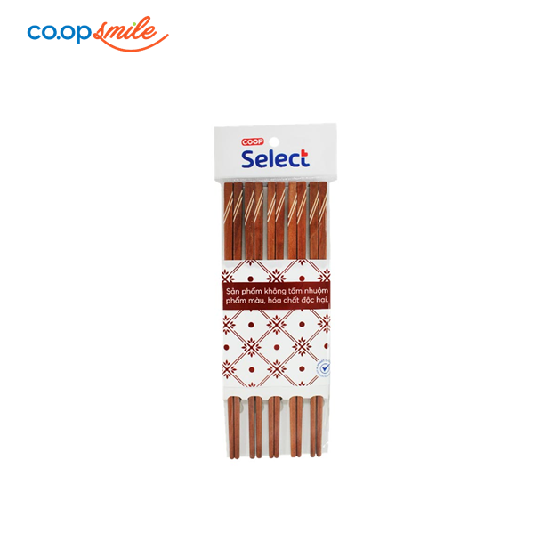 Đũa gỗ Coop Select cẩm đô ghép