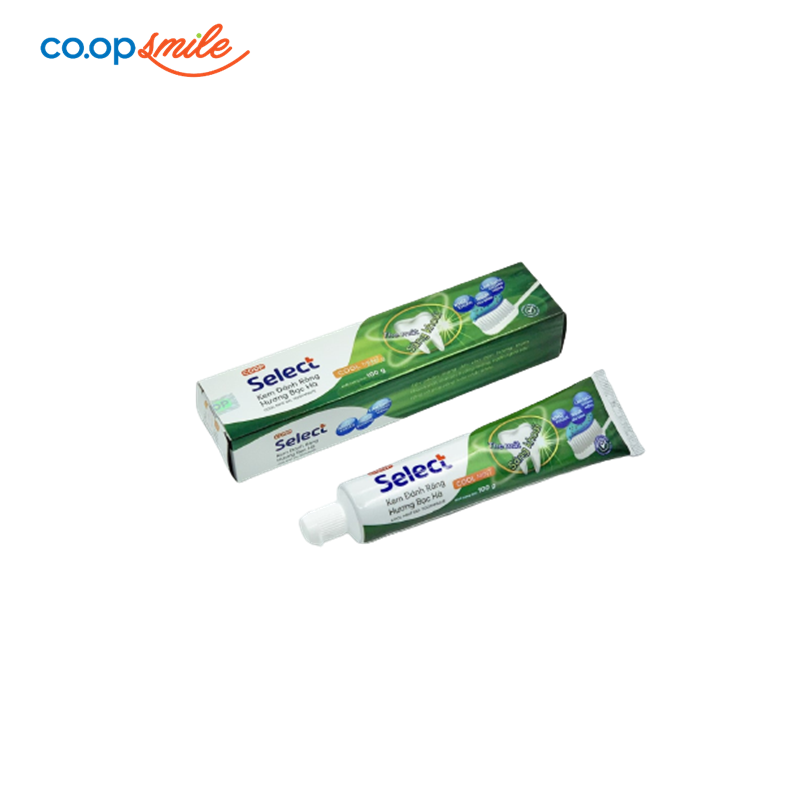 Kem đánh răng Coolmint bạc hà Co.op Select 100g
