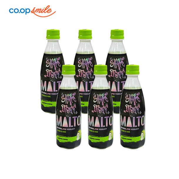 Thức uống dinh dưỡng sữa chua có ga Malto chanh chai lốc 6x340ml