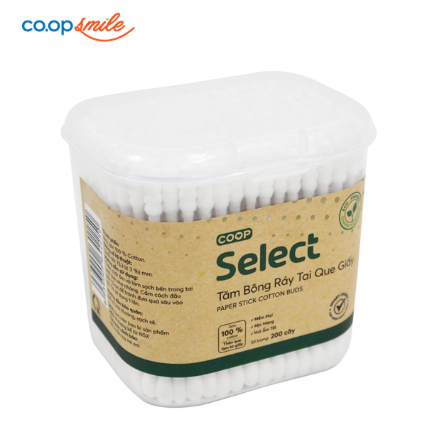 Ráy tai que giấy Coop Select 200c