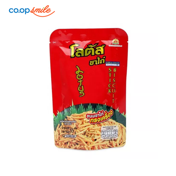 Bánh que đỏ stick biscuit DORKBUA 50g