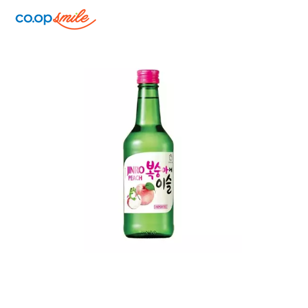 Rượu Soju Jinro hương Đào 13% chai 360ml