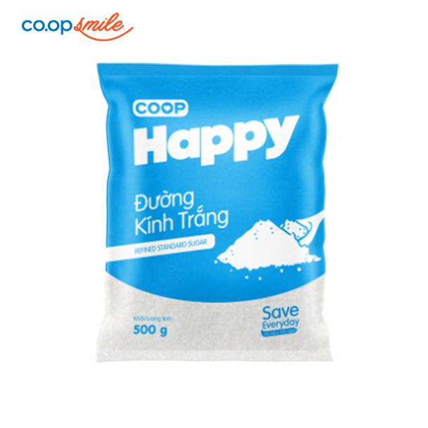 Đường kính trắng RS Coop Happy 500g