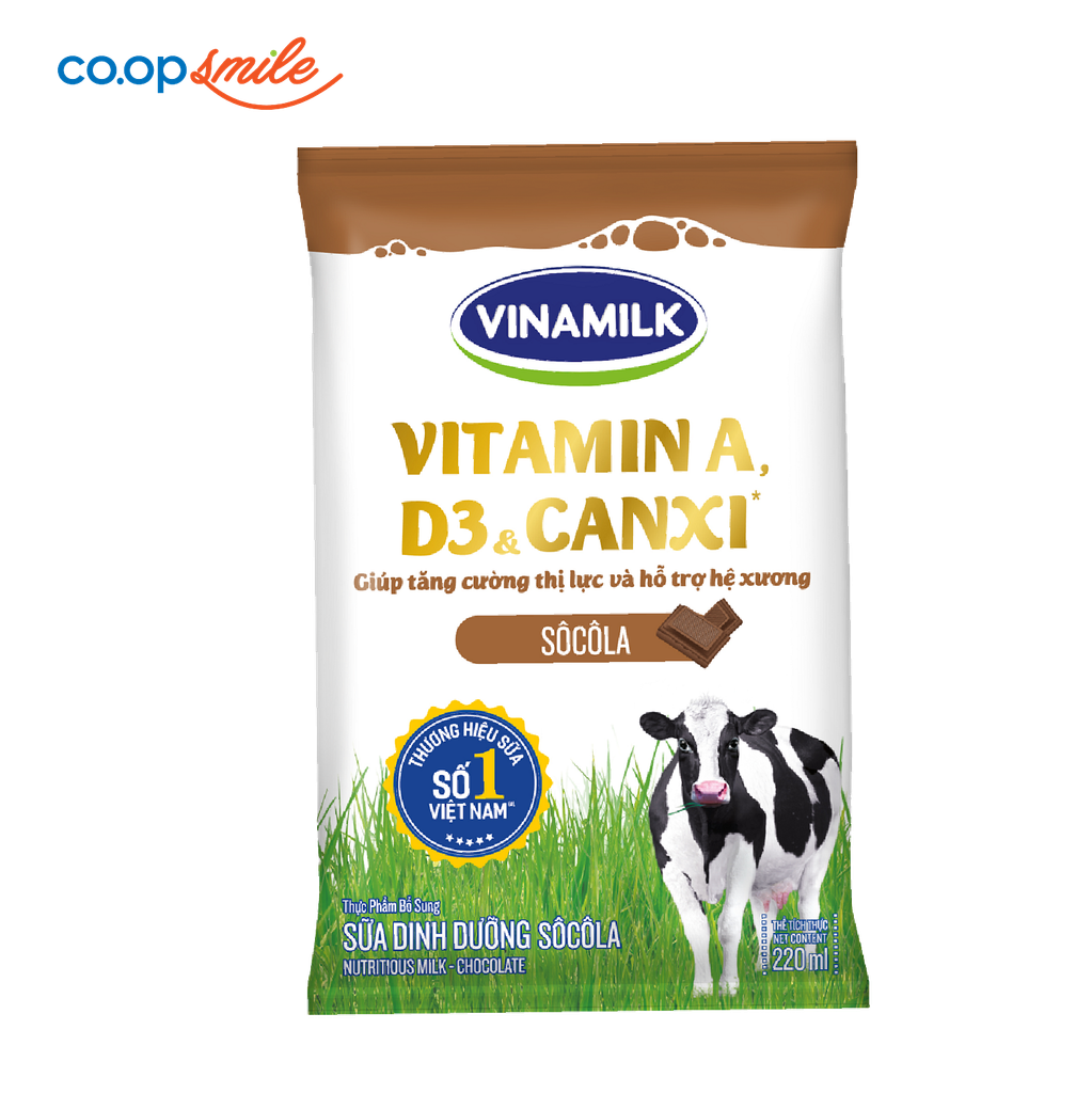 Sữa dinh dưỡng Vinamilk soco gói 220ml