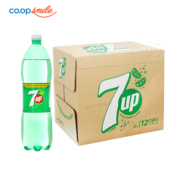 Nước ngọt 7up chai thùng 12x1.5L