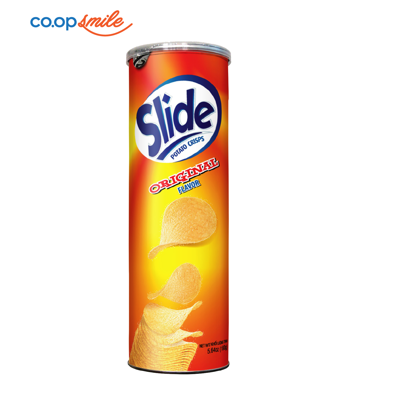 Bánh lát khoai tây SLIDE tự nhiên lon 100g