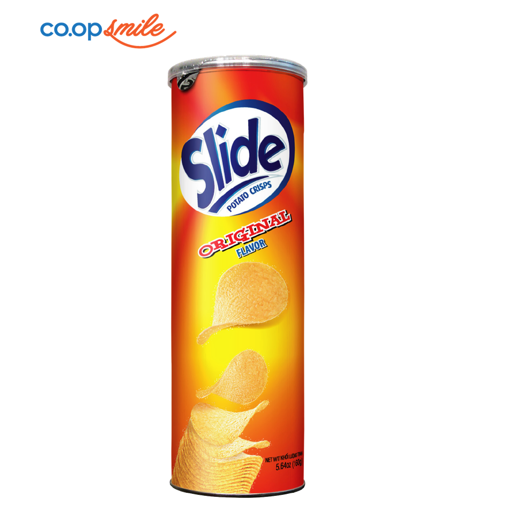 Bánh lát khoai tây SLIDE tự nhiên lon 100g