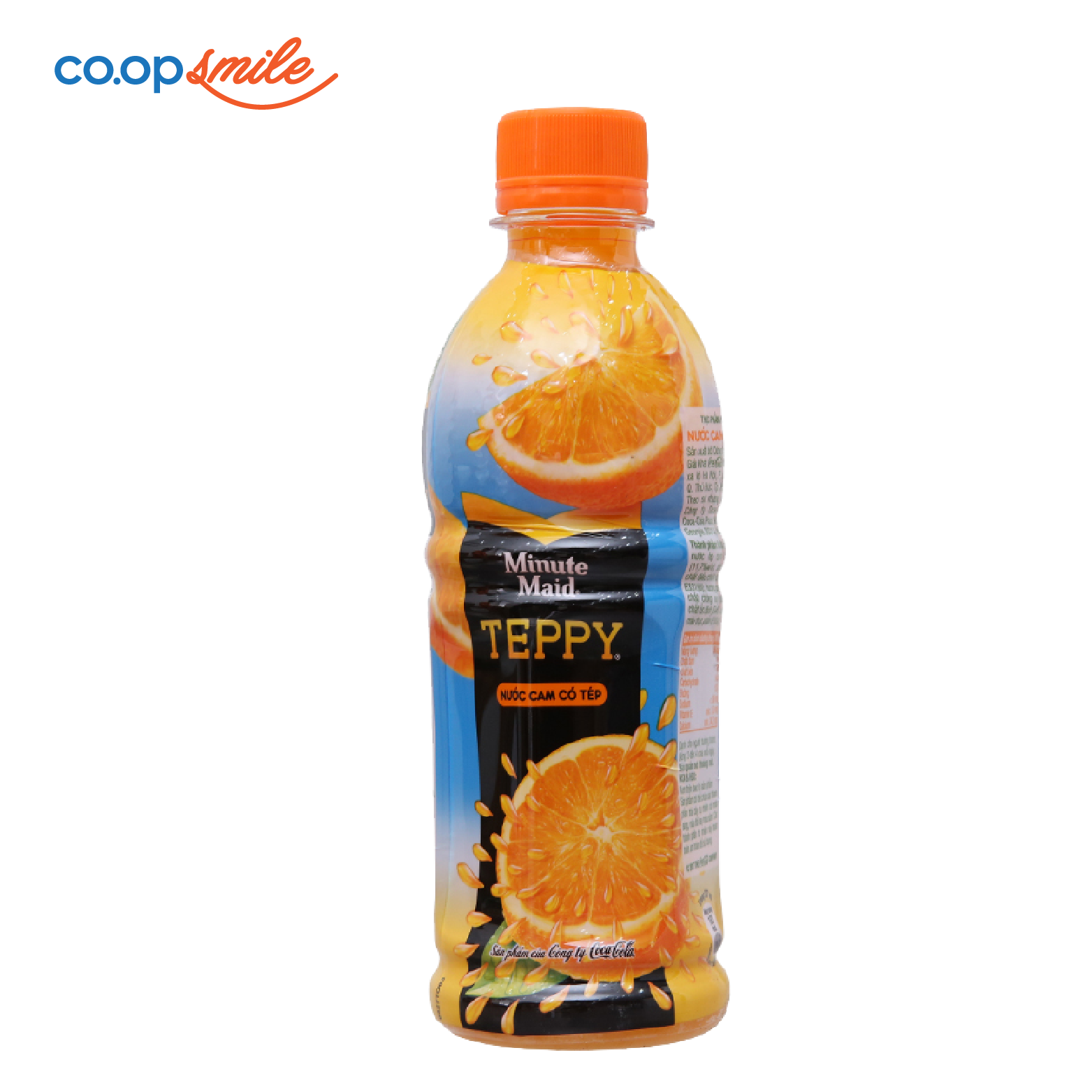 Nước TEPPY cam tép pet 327ml