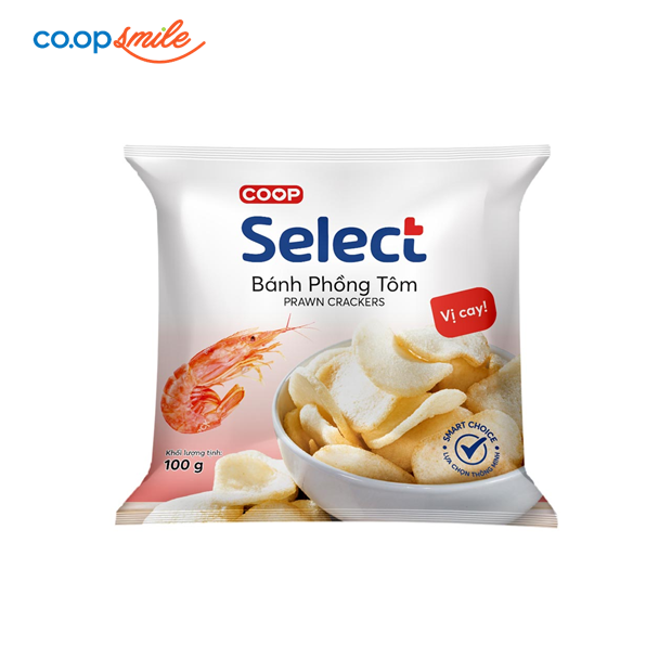 Bánh phồng tôm Co.op Select gói 100g