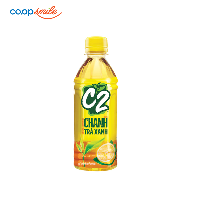 Trà xanh C2 hương chanh chai 355ml