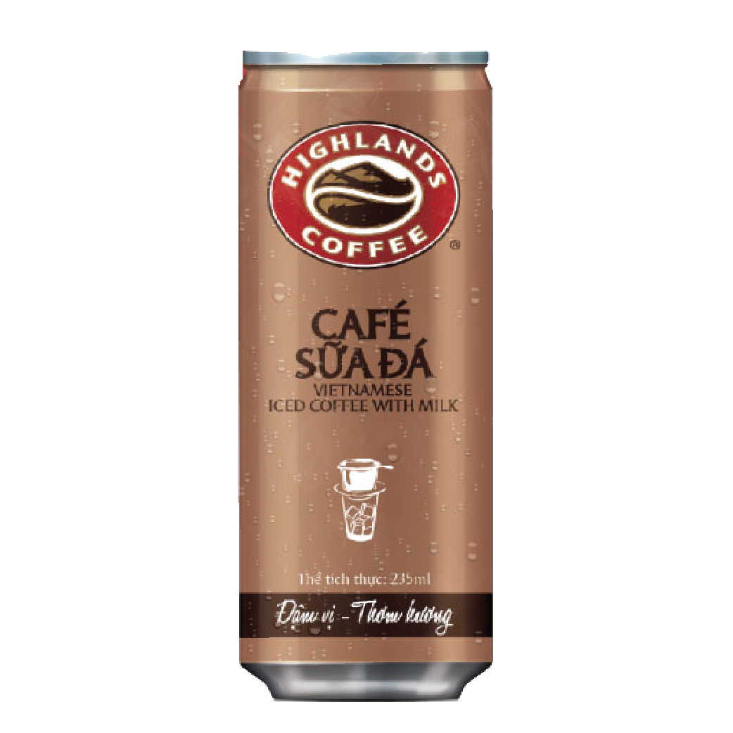 Cà phê sữa đá HIGHLANDS lon 235ml