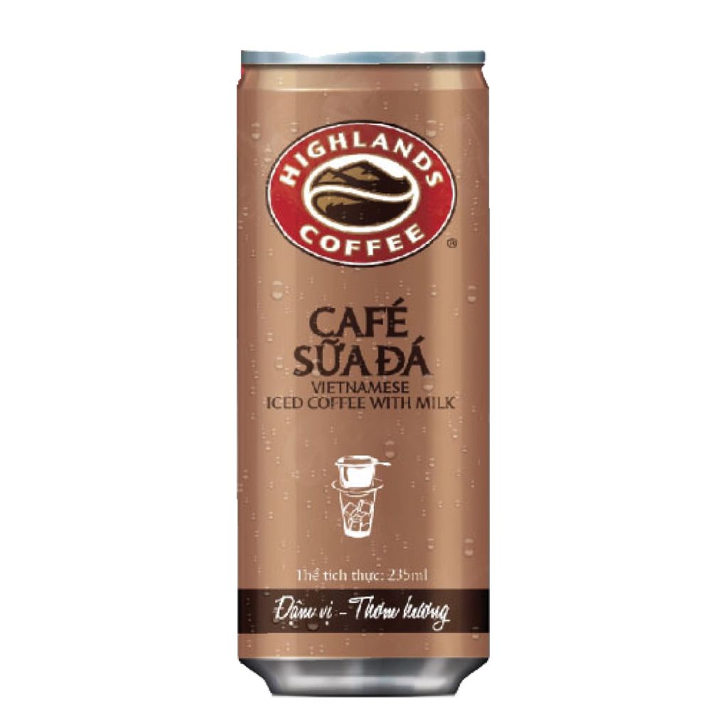 Cà phê sữa đá HIGHLANDS lon 235ml