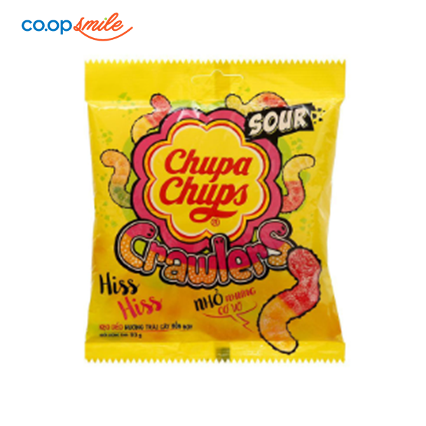 Kẹo dẻo CHUPA CHUPS Crawler trái cây 90g