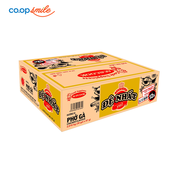 Phở Đệ Nhất vị gà thùng 30 gói x 65g