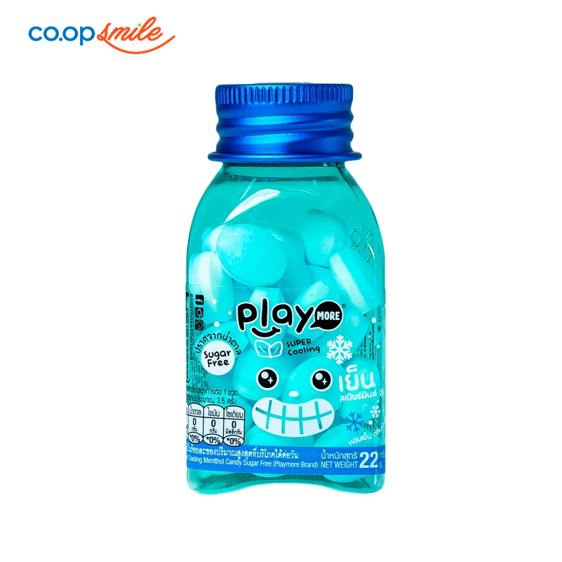 Kẹo the Playmore bạc hà hũ 22g