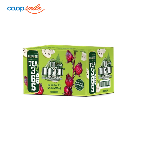 Trà mãng cầu Bupnon Tea 365 24x500ml