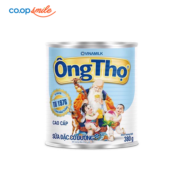 Sữa đặc Ông Thọ chữ xanh hộp thiếc 380g