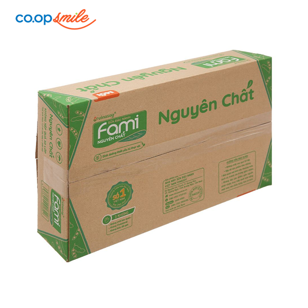 Sữa đậu nành FAMI ít đường hộp 36x200ml