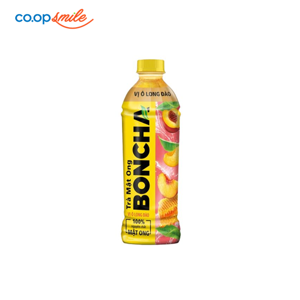 Trà mật ong Boncha Olong đào chai 450ml
