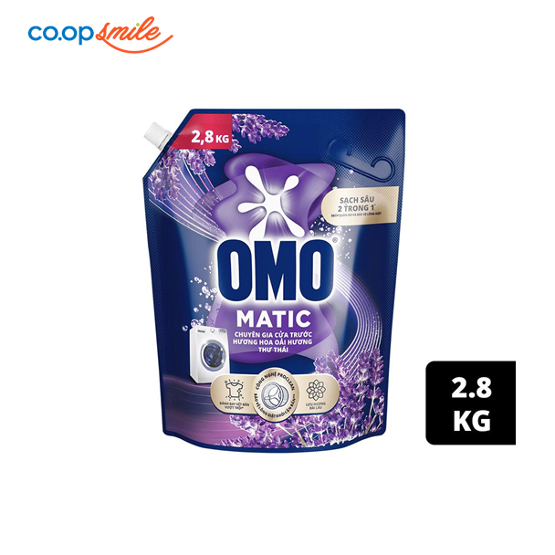 Nước giặt Omo cửa trước hương thư thái 2.8kg