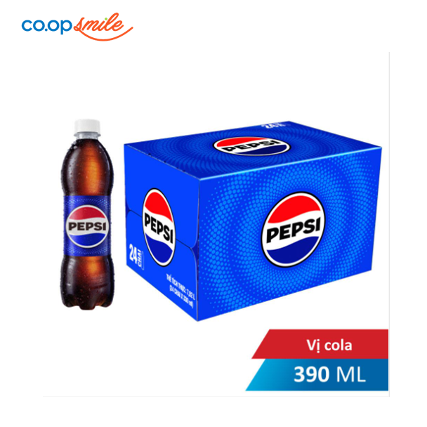 Nước giải khát Pepsi chai thùng 24x390ml