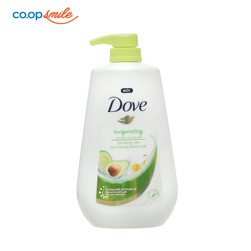 Sữa tắm DOVE bóng mịn thơm mát 500g