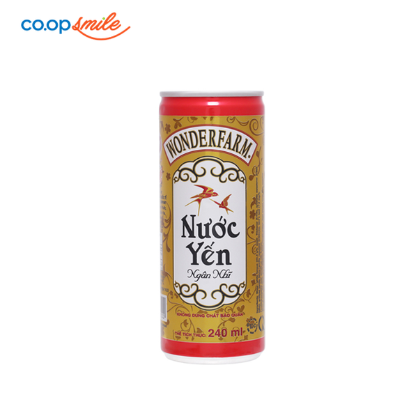 Nước yến ngân nhĩ bổ dưỡng WONDERFARM 240ml