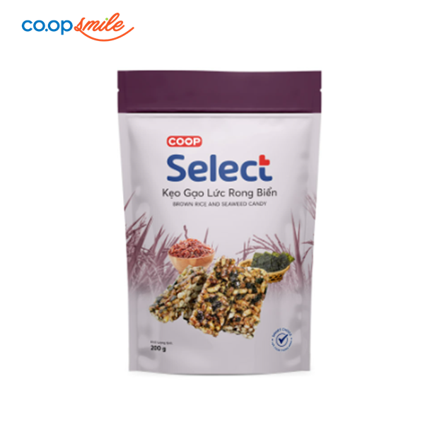 Kẹo gạo lức rong biển Coop Select 200g