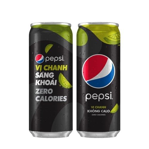 Nước giải khát Pepsi zero calo chanh  320ml