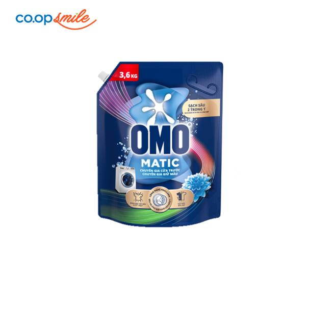 Nước giặt omo matic cửa trước chuyên gia giữ màu 3.8kg