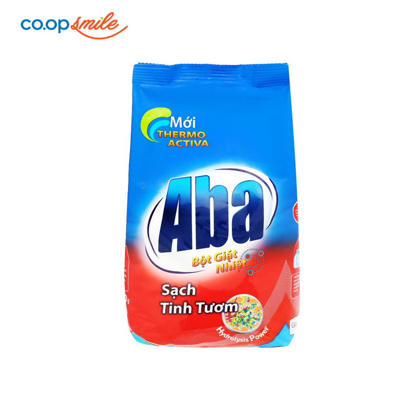 Bột giặt nhiệt ABA sạch tinh tươm 800g