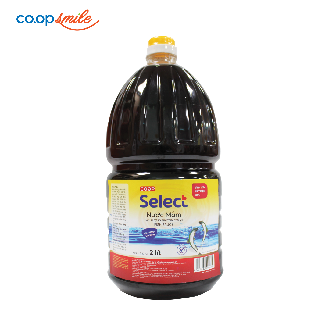 Nước mắm Co.op Select 62.5g/L 2L