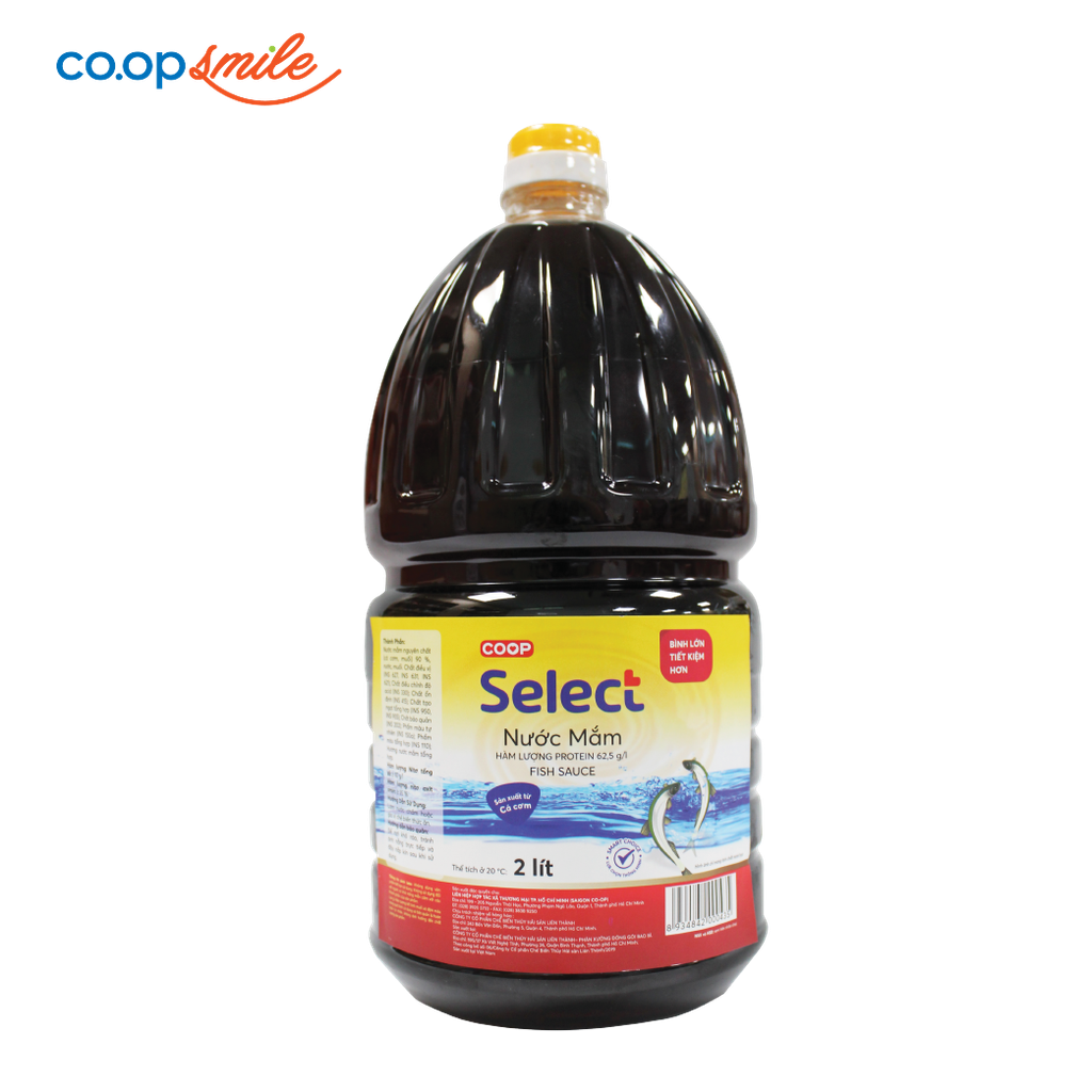 Nước mắm Co.op Select 62.5g/L 2L